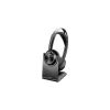 HP Poly Voyager Focus 2 Microsoft Teams Certified USB-C-C Headset +USB-C/A Adapter +Charging Stand