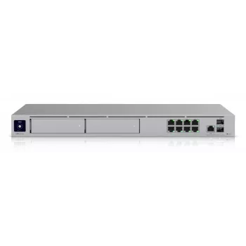 Zarządzany przełącznik UBIQUITI UniFi Dream Machine Pro Max, 9-portowy 2.5G Ethernet, 1U rack, 2×SFP+, obsługa 10G, zasilanie 60W