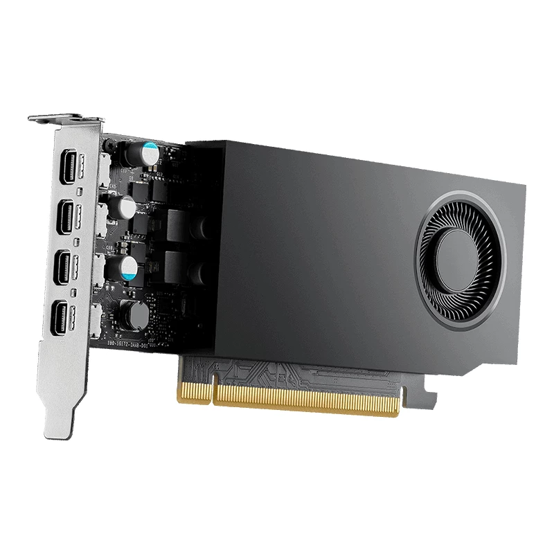 PNY NVIDIA RTX A1000 - 8GB GDDR6 Low Profile 4x mDisplayPort 1.4a