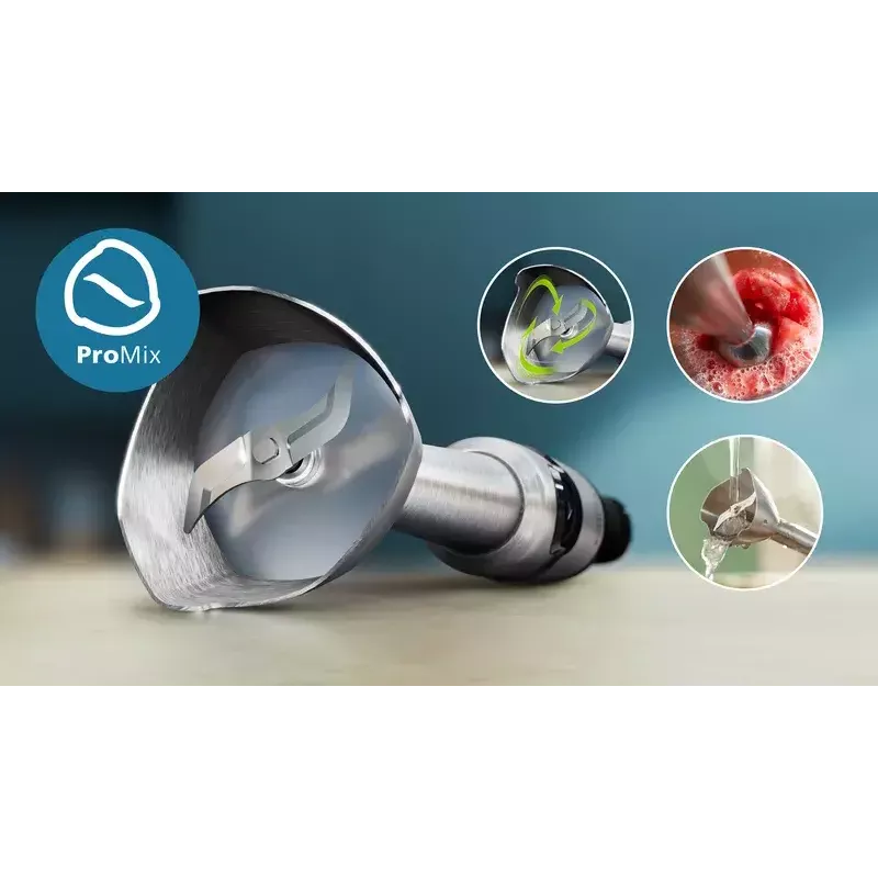 Blender ręczny Philips 5000 series HR2684/00 Czarny Stal nierdzewna