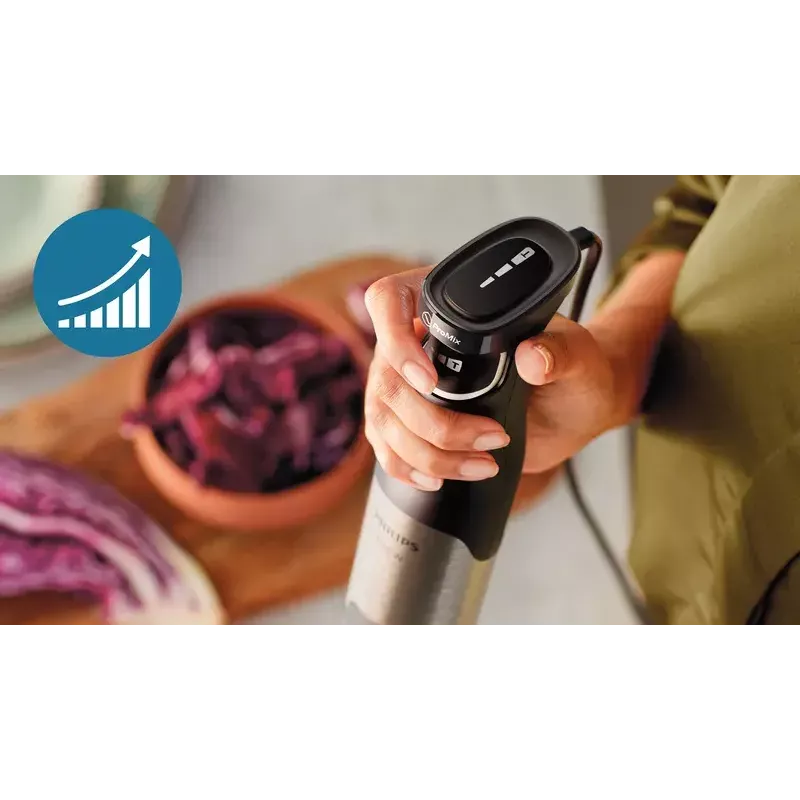Blender ręczny Philips 5000 series HR2684/00 Czarny Stal nierdzewna