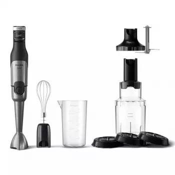 Blender ręczny Philips 5000 series HR2684/00 Czarny Stal nierdzewna