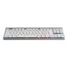 Klawiatura Logitech G G515 Gaming USB RF Wireless Bluetooth QWERTY US International Biała