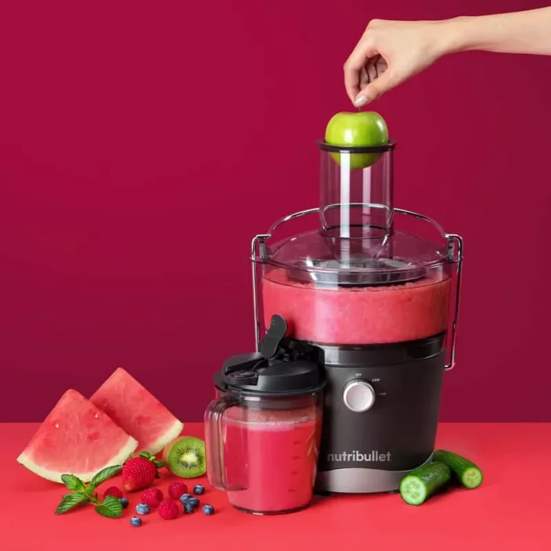 NutriBullet NBJ100G sokowirówka 800 W czarno-szara