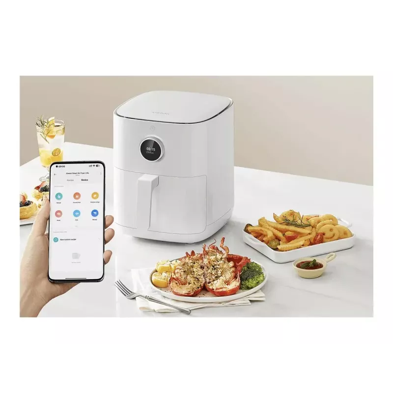 Frytownica powietrzna Xiaomi BHR8234EU 4,5 L 1500 W biała, dotykowy OLED, sterowanie przez Wi‑Fi i aplikację