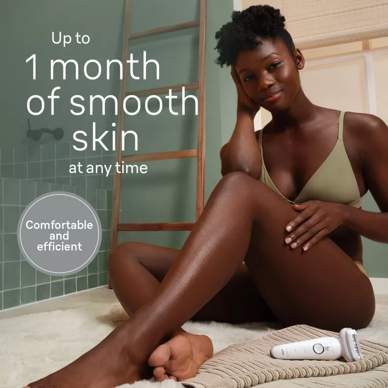 Epilator Braun Silk-épil 9 9-041 40 pęset Srebrny