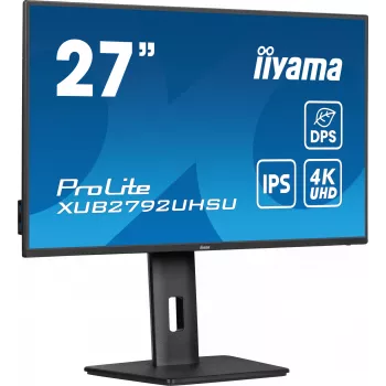 Monitor komputerowy iiyama ProLite XUB2792UHSU-B6 68,6 cm (27 cali) 3840 x 2160 pikseli 4K Ultra HD LED Czarny