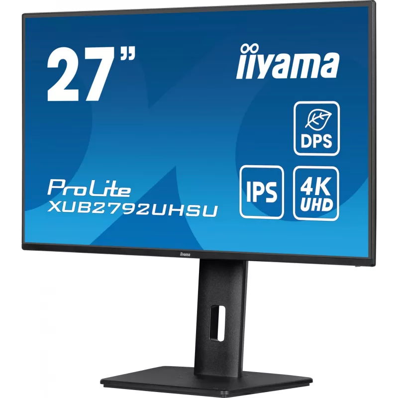 Monitor komputerowy iiyama ProLite XUB2792UHSU-B6 68,6 cm (27 cali) 3840 x 2160 pikseli 4K Ultra HD LED Czarny