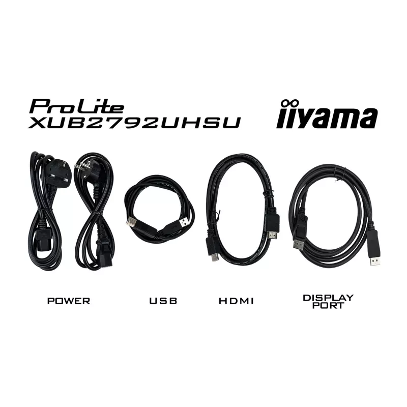 Monitor komputerowy iiyama ProLite XUB2792UHSU-B6 68,6 cm (27 cali) 3840 x 2160 pikseli 4K Ultra HD LED Czarny