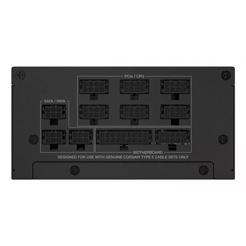 Zasilacz CORSAIR CP-9020257-EU — 1000 W, 24-pin ATX, 80 PLUS Gold, wentylator 140 mm, czarny