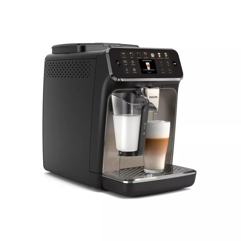 Ekspres do kawy Philips EP4449/70 — w pełni automatyczny, zbiornik na wodę 1,8 l, pojemnik na ziarna 275 g, młynek ceramiczny, 15 bar