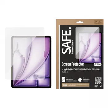 PanzerGlass SAFE. by ® Osłona ekranu iPad Air 13'' (2024-2026) |iPad Pro 13'' (2024-2025) | Ultra-Wide Fit