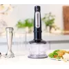Braun MQ 7035X 0.6 L Blender ręczny 1000 W Czarny, Stal satynowana