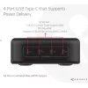 Ładowarka do urządzeń mobilnych CLUB3D CAC-1918 Uniwersalna Czarna AC 4 porty USB Type-C