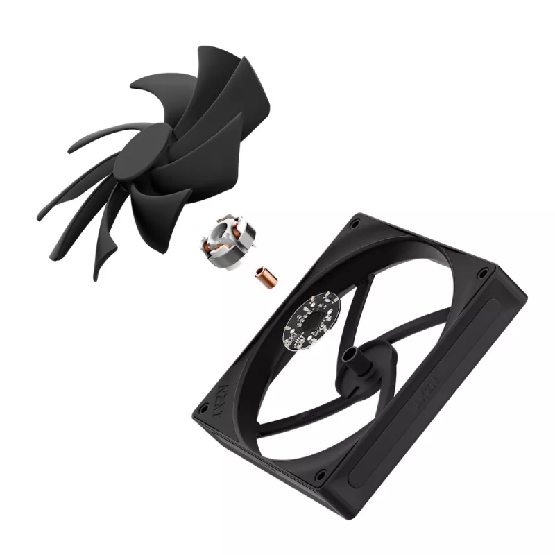 NZXT Cooling Fan F140q 140mm Czarny Quiet Airflow