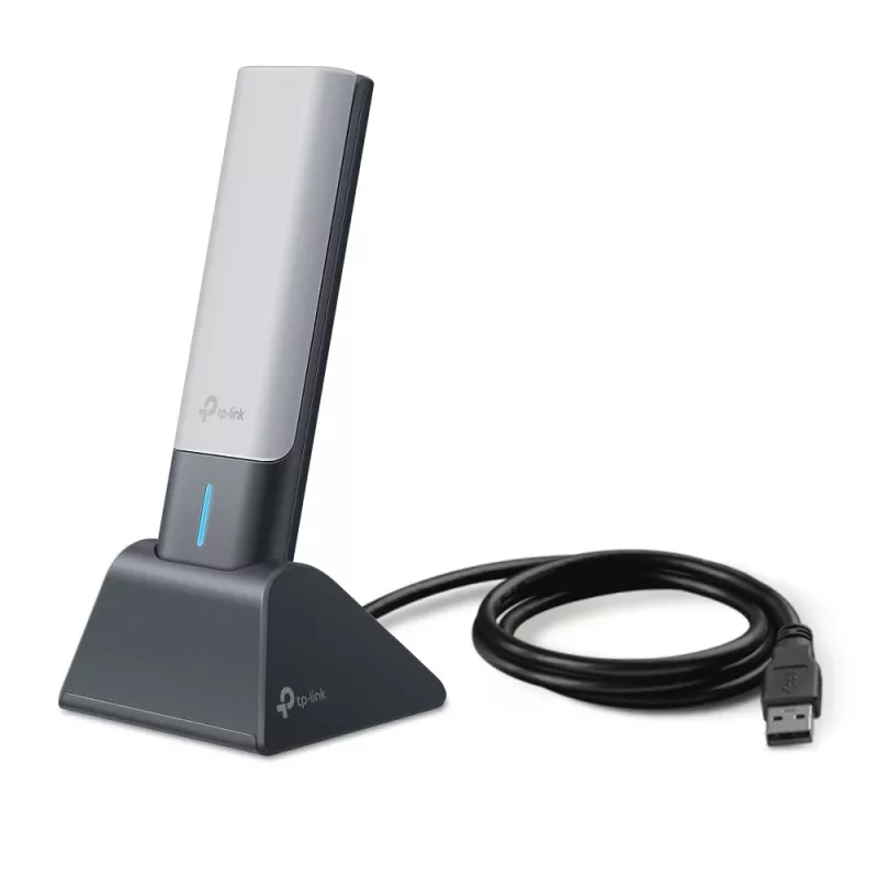 Bezprzewodowy adapter USB TP-Link Archer AX3000 (Archer TX50UH) – dwupasmowe Wi‑Fi 6, USB 3.2 Gen1, do 3000 Mbps, antena wewnętrzna, Windows 11