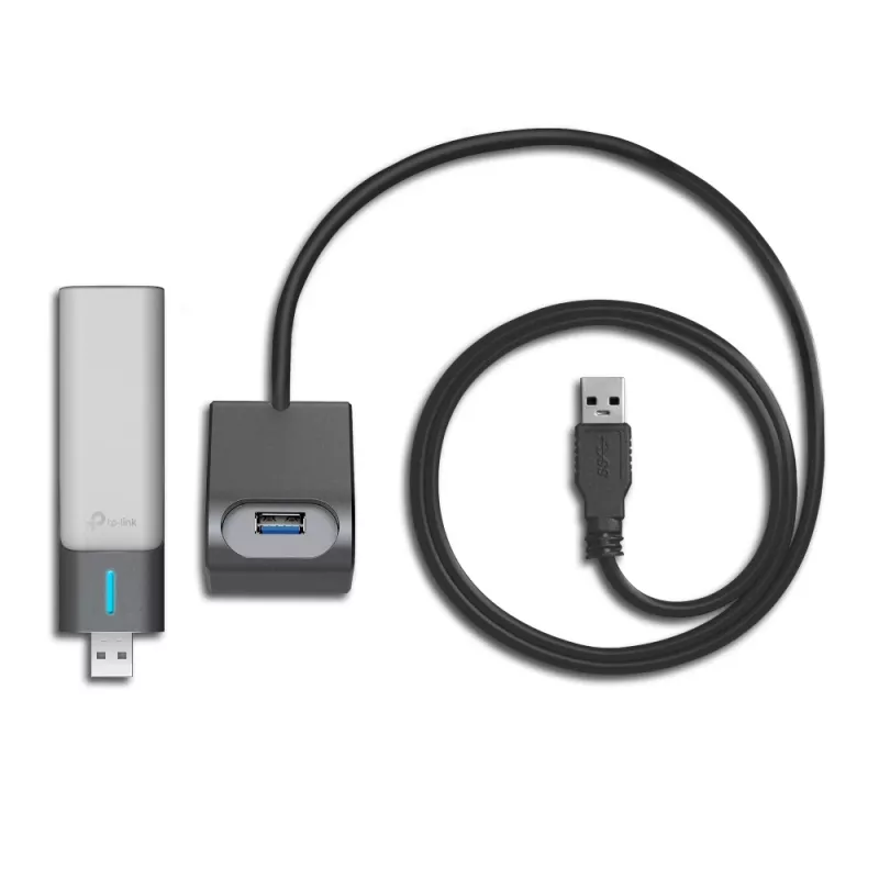 Bezprzewodowy adapter USB TP-Link Archer AX3000 (Archer TX50UH) – dwupasmowe Wi‑Fi 6, USB 3.2 Gen1, do 3000 Mbps, antena wewnętrzna, Windows 11