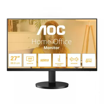 Monitor komputerowy AOC U27B3AF 68,6 cm (27 cali) 3840 x 2160 pikseli 4K Ultra HD LED Czarny