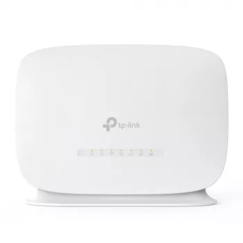 Router TP-Link 300 Mbps Wireless N 4G LTE, Wi-Fi 4 (802.11n), jednopasmowy (2,4 GHz), Ethernet LAN, 4G, biały, router biurkowy