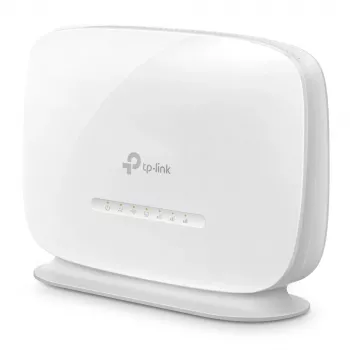 Router TP-Link 300 Mbps Wireless N 4G LTE, Wi-Fi 4 (802.11n), jednopasmowy (2,4 GHz), Ethernet LAN, 4G, biały, router biurkowy
