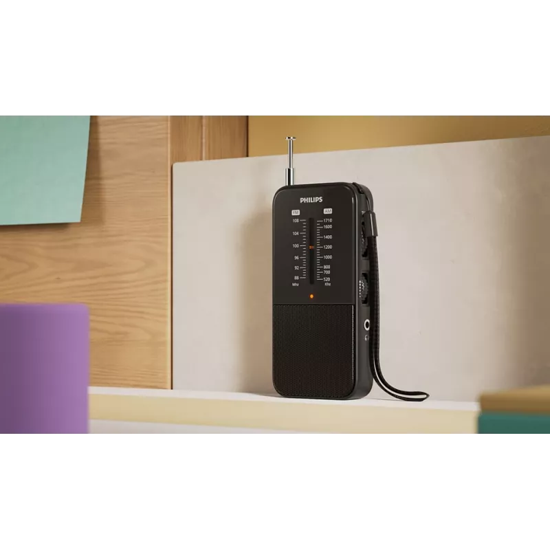 Radio przenośne Philips TAR1509/00 analogowe AM FM czarne