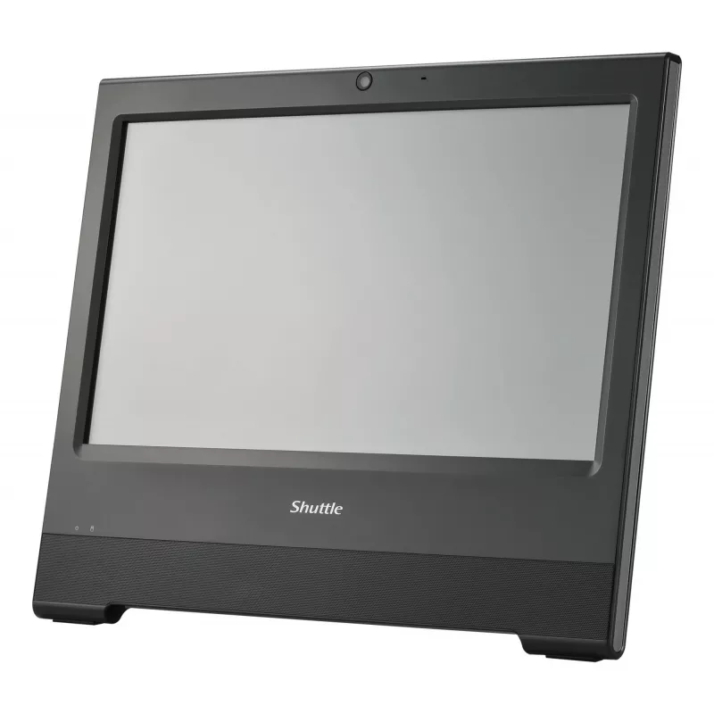 Shuttle All-In-One Barebone X50V9, 15.6-calowy pojedynczy ekran dotykowy (rezystywny), Celeron 7305U, WiFi, IP54, bez wentylatora, praca ciągła 24/7