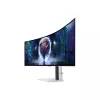 49-calowy zakrzywiony monitor OLED Samsung S49DG934SU — 5120×1440 Dual QHD, 32:9, 0,03 ms, koncentrator USB, VESA, regulacja wysokości, srebrny