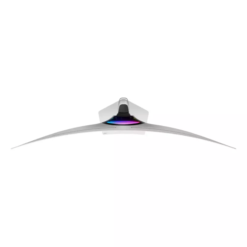 49-calowy zakrzywiony monitor OLED Samsung S49DG934SU — 5120×1440 Dual QHD, 32:9, 0,03 ms, koncentrator USB, VESA, regulacja wysokości, srebrny