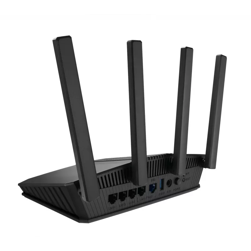 ASUS RT-BE58U V2 bezprzewodowy router 2.5 Gigabit Ethernet Dwupasmowy (2.4 GHz / 5 GHz) Czarny