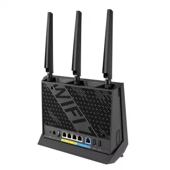 ASUS RT-BE86U router bezprzewodowy 10 Gigabit Ethernet Dwuzakresowy (2,4 GHz / 5 GHz) Czarny