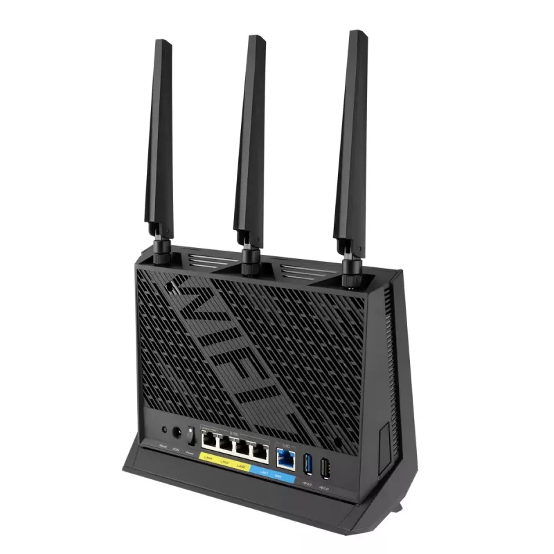 ASUS RT-BE86U router bezprzewodowy 10 Gigabit Ethernet Dwuzakresowy (2,4 GHz / 5 GHz) Czarny