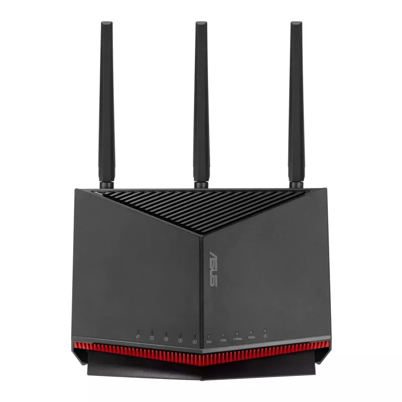 ASUS RT-BE86U router bezprzewodowy 10 Gigabit Ethernet Dwuzakresowy (2,4 GHz / 5 GHz) Czarny
