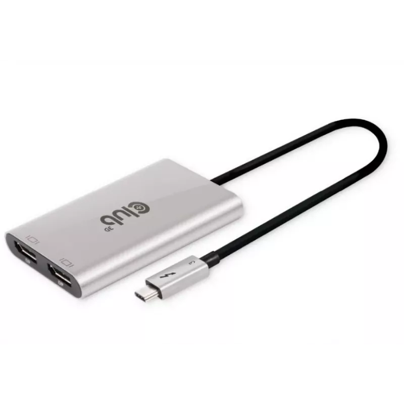 CLUB3D Thunderbolt™ 3 do DisplayPort™ Podwójny Monitor 4K60Hz M/F