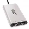 CLUB3D Thunderbolt™ 3 do DisplayPort™ Podwójny Monitor 4K60Hz M/F