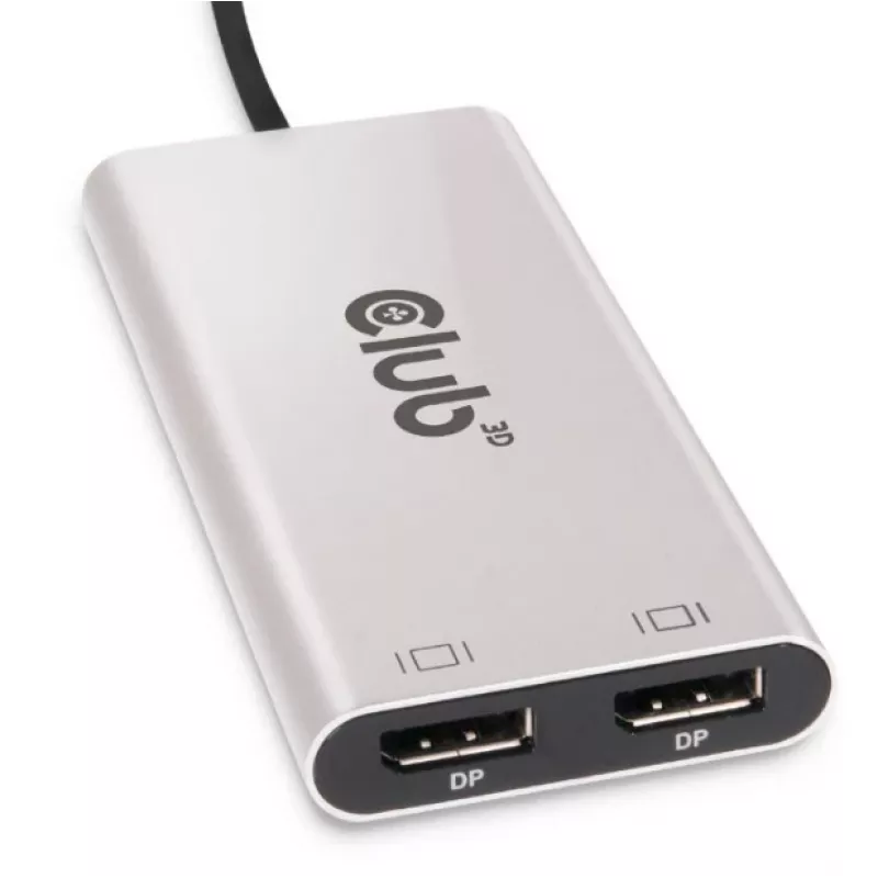 CLUB3D Thunderbolt™ 3 do DisplayPort™ Podwójny Monitor 4K60Hz M/F
