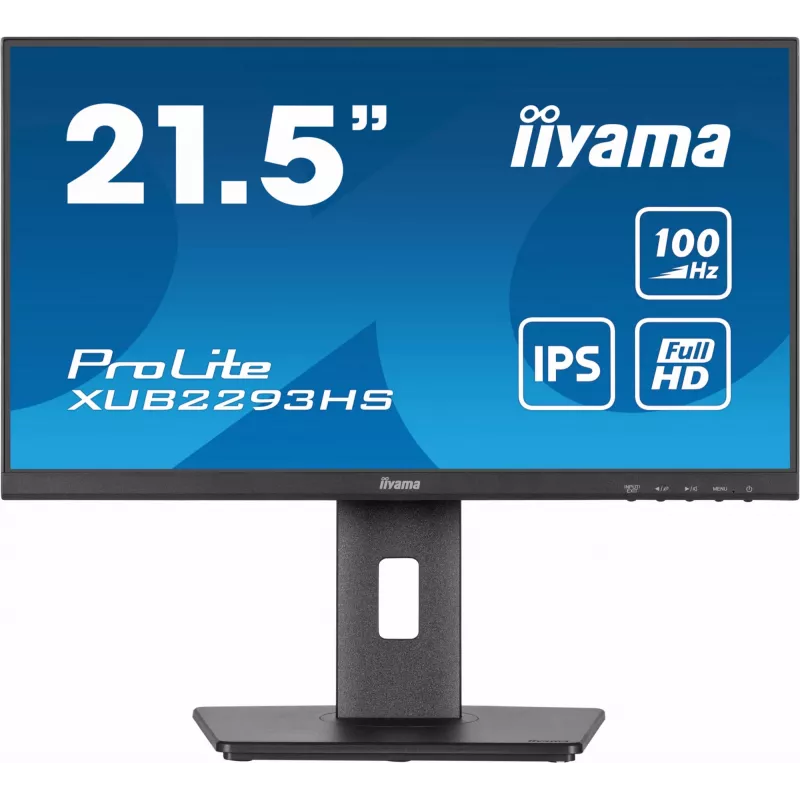 Monitor komputerowy iiyama ProLite XUB2293HS-B6 54,6 cm (21,5 cala) 1920 x 1080 pikseli Full HD LED Czarny