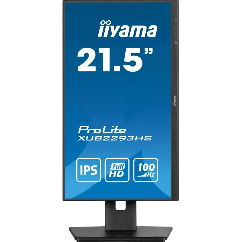 Monitor komputerowy iiyama ProLite XUB2293HS-B6 54,6 cm (21,5 cala) 1920 x 1080 pikseli Full HD LED Czarny