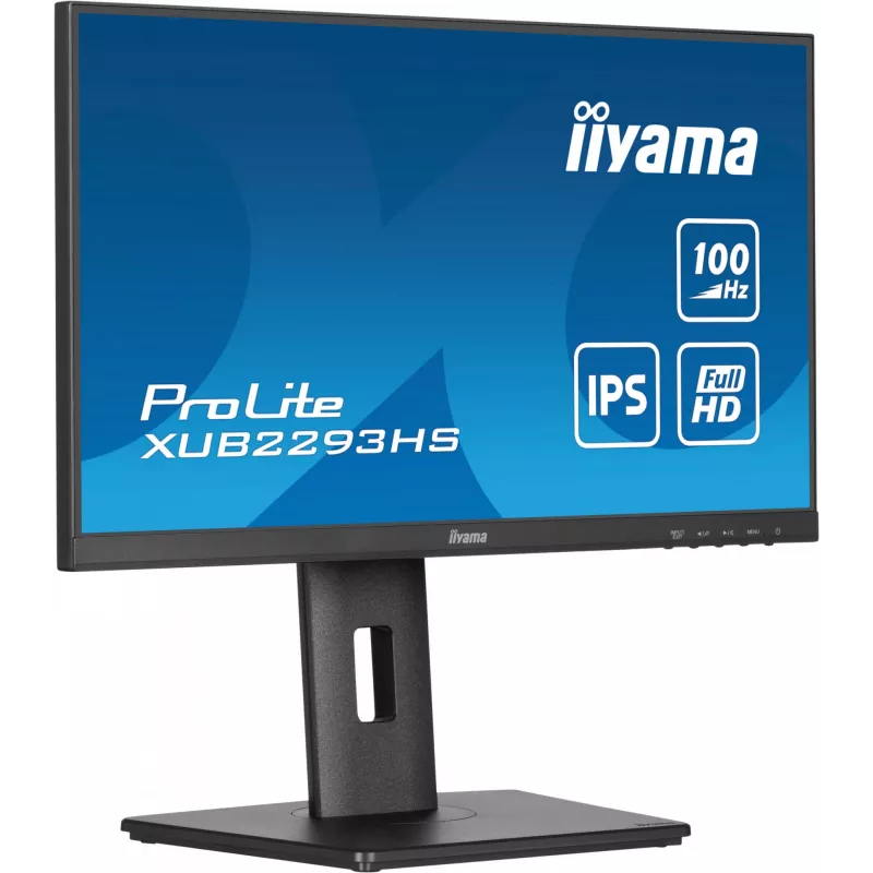 Monitor komputerowy iiyama ProLite XUB2293HS-B6 54,6 cm (21,5 cala) 1920 x 1080 pikseli Full HD LED Czarny
