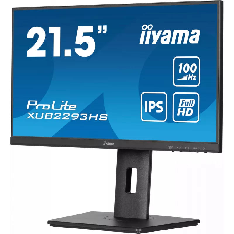 Monitor komputerowy iiyama ProLite XUB2293HS-B6 54,6 cm (21,5 cala) 1920 x 1080 pikseli Full HD LED Czarny
