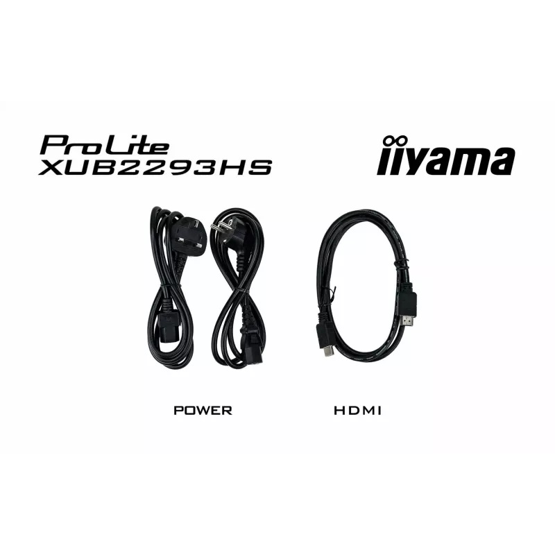 Monitor komputerowy iiyama ProLite XUB2293HS-B6 54,6 cm (21,5 cala) 1920 x 1080 pikseli Full HD LED Czarny