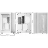 Obudowa PC be quiet! LIGHT BASE 600 DX White Midi Tower, ATX/microATX/Mini-ATX, szklany bok, RGB przód, USB-C