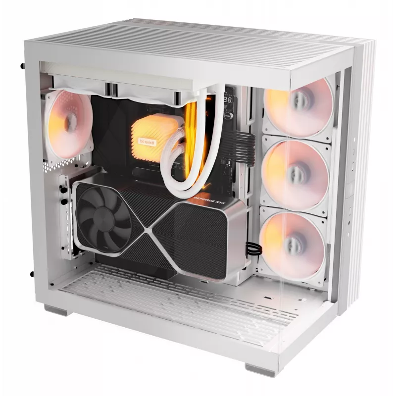Obudowa PC be quiet! LIGHT BASE 600 DX White Midi Tower, ATX/microATX/Mini-ATX, szklany bok, RGB przód, USB-C