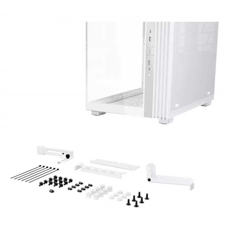 Obudowa PC be quiet! LIGHT BASE 600 DX White Midi Tower, ATX/microATX/Mini-ATX, szklany bok, RGB przód, USB-C