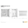 Obudowa PC be quiet! LIGHT BASE 600 DX White Midi Tower, ATX/microATX/Mini-ATX, szklany bok, RGB przód, USB-C