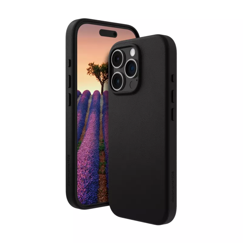 Cover dbramante1928 Roskilde MagSafe iPhone 16 Pro Czarny