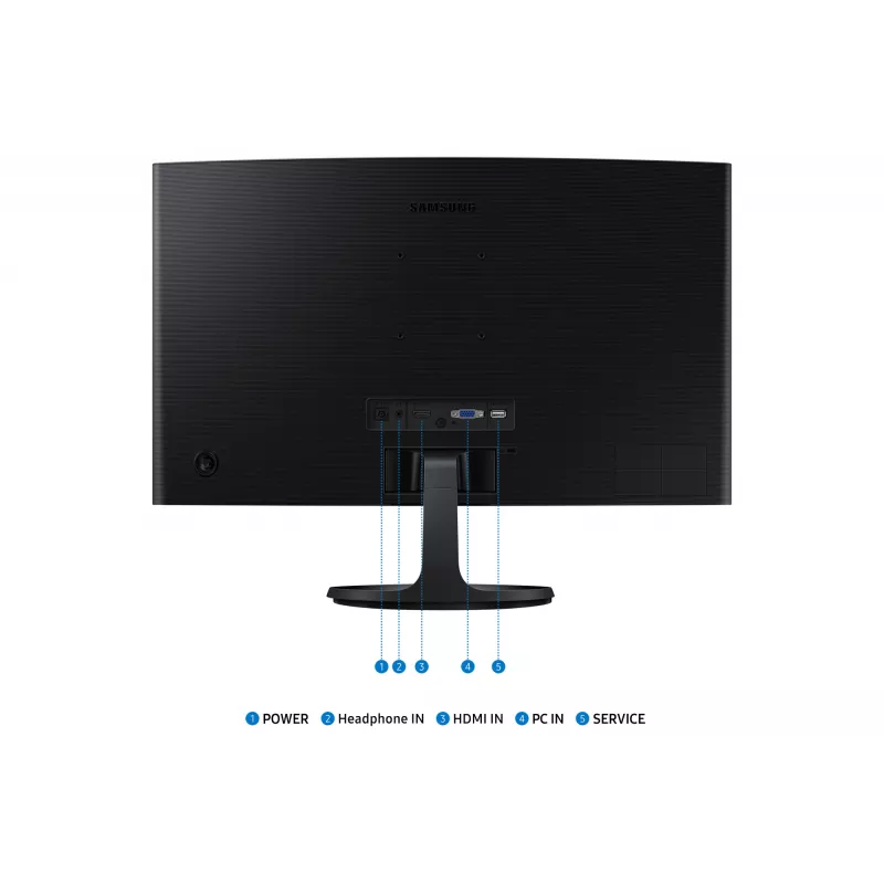Monitor komputerowy Samsung S36GD 61 cm (24 cale) 1920 x 1080 pikseli Full HD LCD Czarny