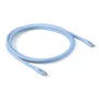 Kabel CLUB3D USB C niebieski, 2 m, USB C, USB C, USB4 Gen 2x2, 20 Gbit/s, niebieski