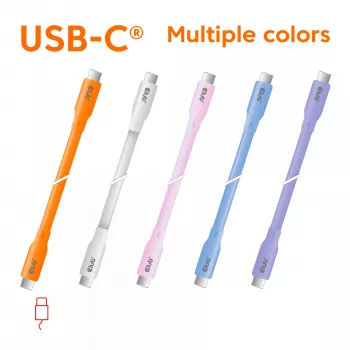 Kabel CLUB3D USB C niebieski, 2 m, USB C, USB C, USB4 Gen 2x2, 20 Gbit/s, niebieski