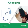 Kabel USB C CLUB3D CAC-3001 2m USB4 Gen 3x2 biały