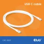 Kabel USB C CLUB3D CAC-3001 2m USB4 Gen 3x2 biały
